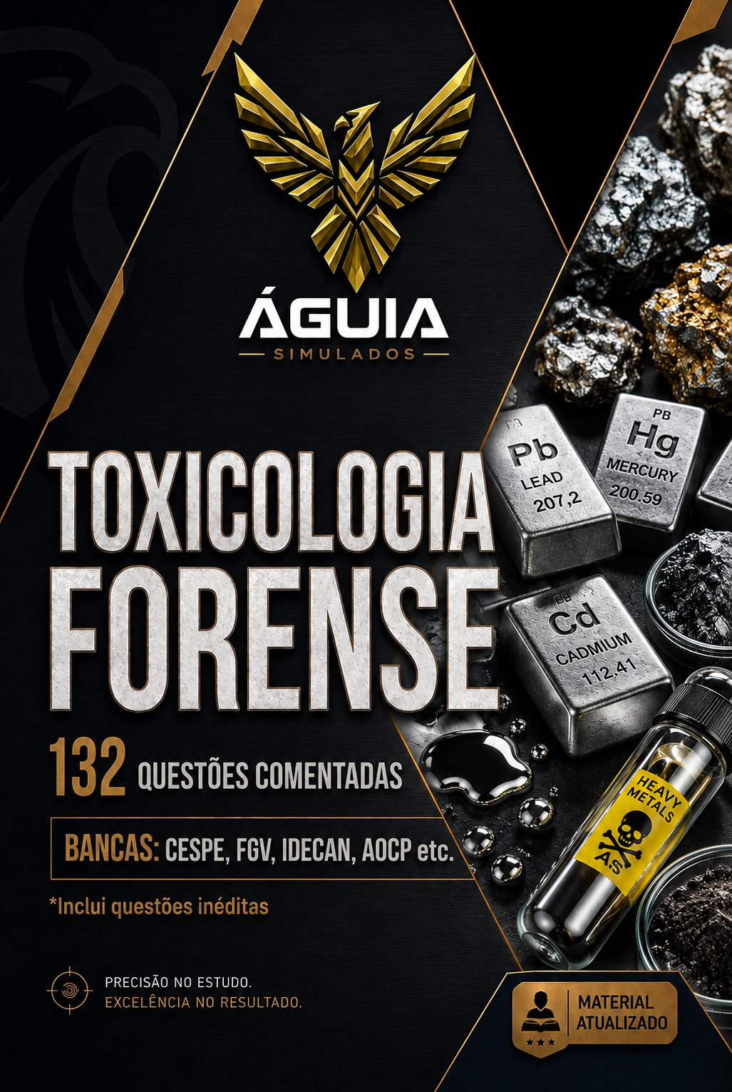 Capa da apostila de Toxicologia Forense